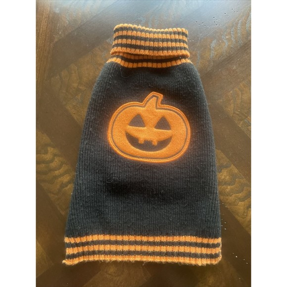 SD Dog Halloween Pumpkin Sweater Black And Orange - Picture 6 of 6
